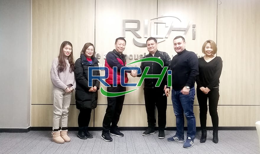 [RICHI In Uzbekistan]1-2T/H poultry chicken feed pelleting plant in Samarkand