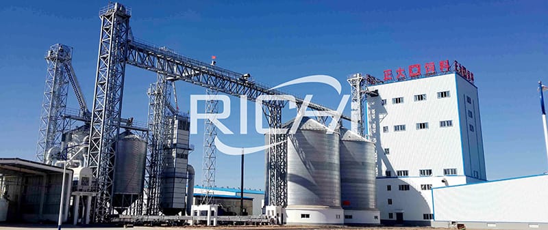 How to clean a 30 ton per hour animal cattle feed plant?