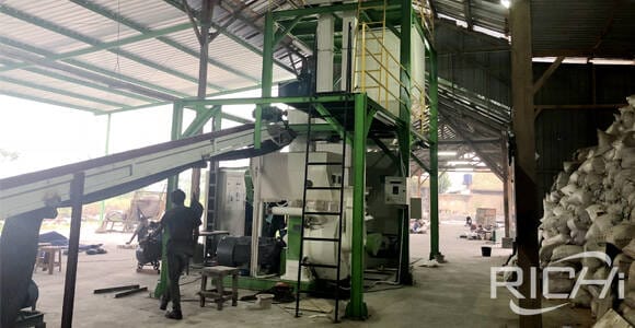 6-7.5t/h wood pellet plant