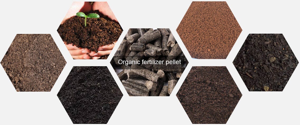 Raw Materials of organic fertilizer pellet line