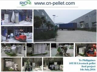 Delivery 10T/H Animal Feed Pellet Production Line To Philippines