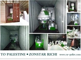 Deliver feed pellet mill to Palestine