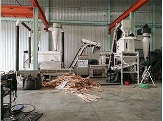 Wood Pellet Production Line in Taiwan