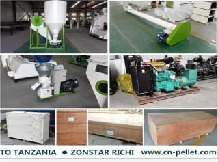Delivery flat die feed pellet mill  to Tanzania