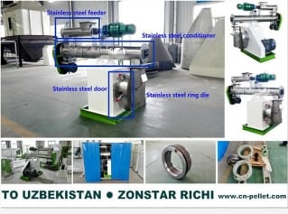 Delivery pellet mill to Uzbekistan