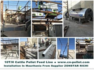 10TPH Cattle Feed Pellet Line has been installed in Mauritania
