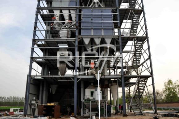 Widely used ring die pellet production line