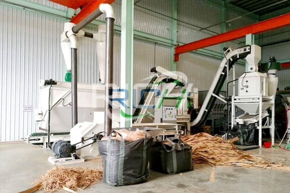 Hot selling in china main equipment used in wood chip production line for sale