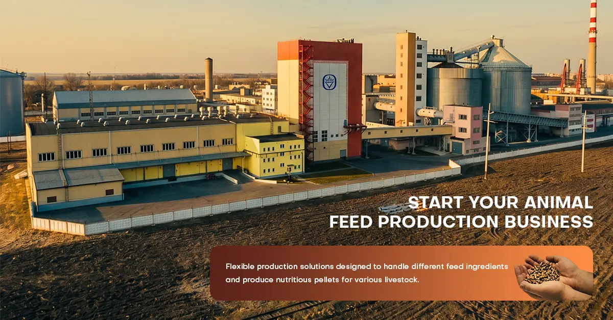 complete poultry feed production plant