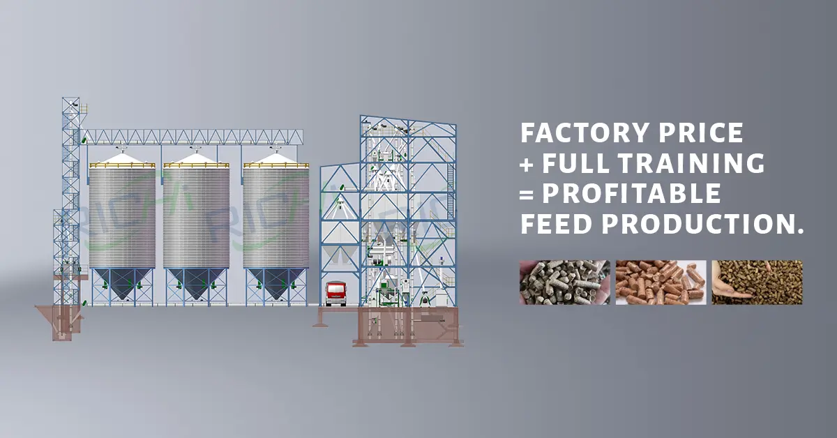 poultry feed production line design and layout