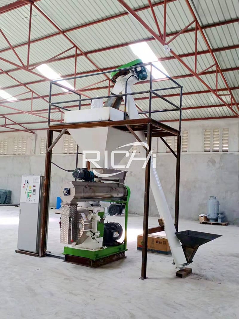 boiler chicken poultry feed making machinery price
