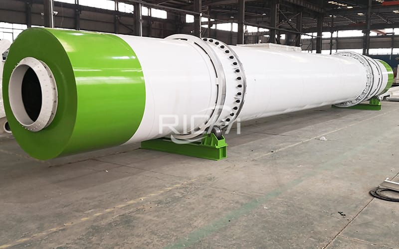 wood saw dust rotary dryer