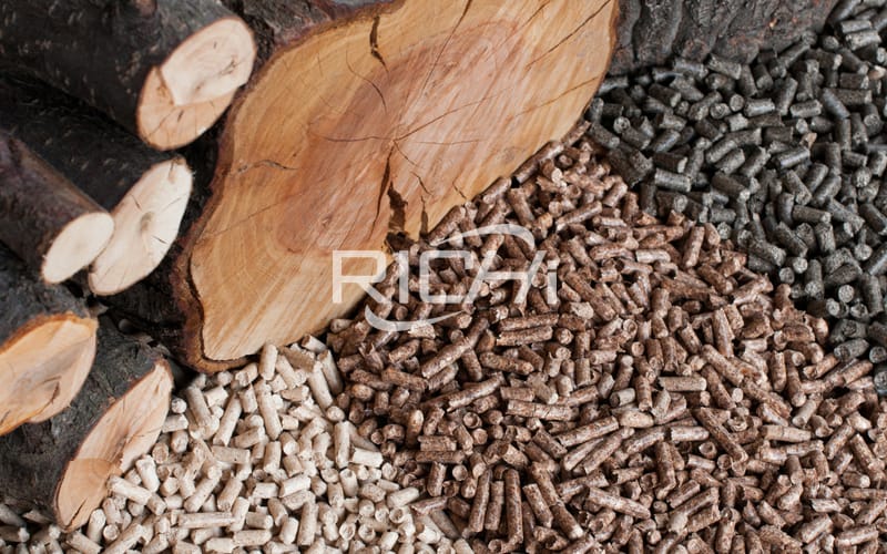 factory supply 5 ton per hour customized biomass wood pellet line project