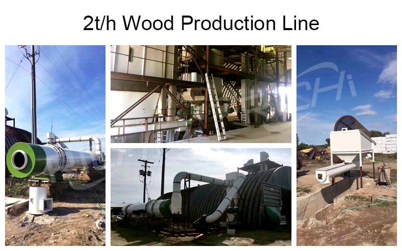 factory supply 5 ton per hour customized biomass wood pellet line project