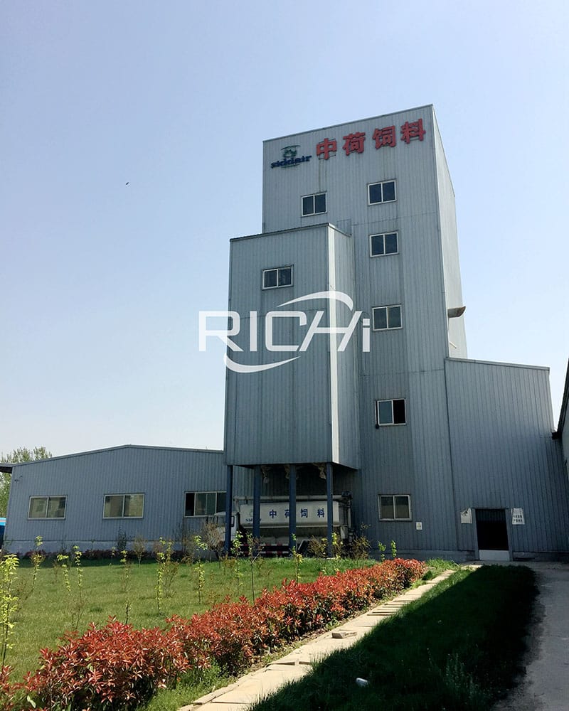 Factory Price Large scale automatic 10t/h chicken feed pellet production machine line for poultry