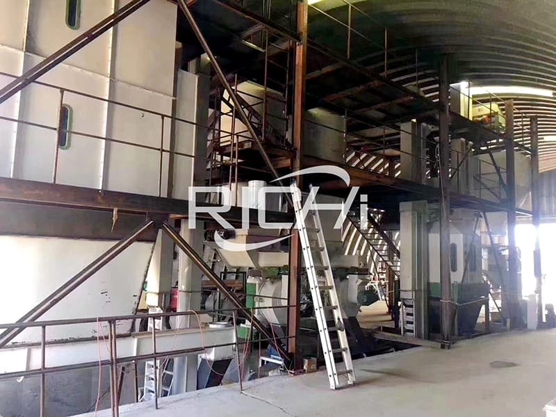 easy to handle 1-20 TPH stable performance biomass wood pellet production line