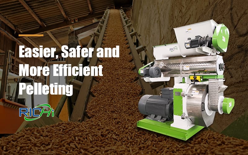 field installation provided rice husk wood pellet mill machine