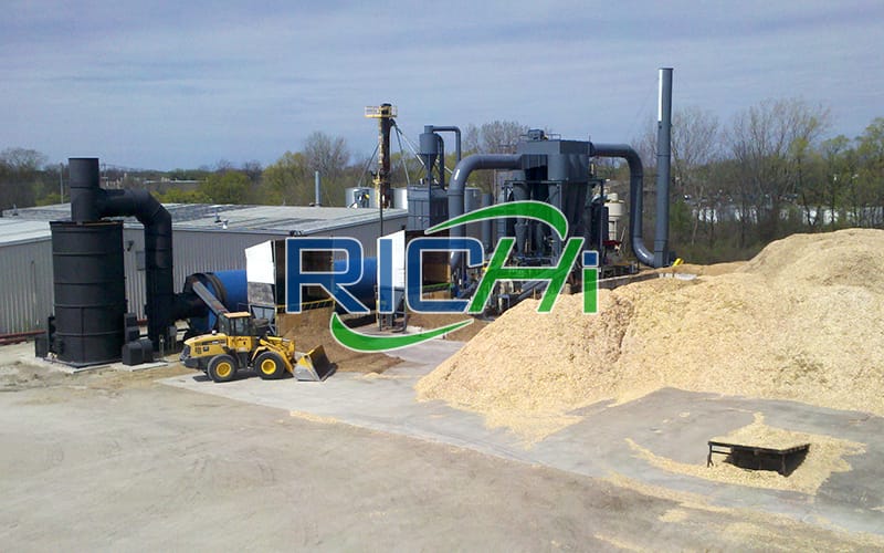 customized biomass wood pellet line project