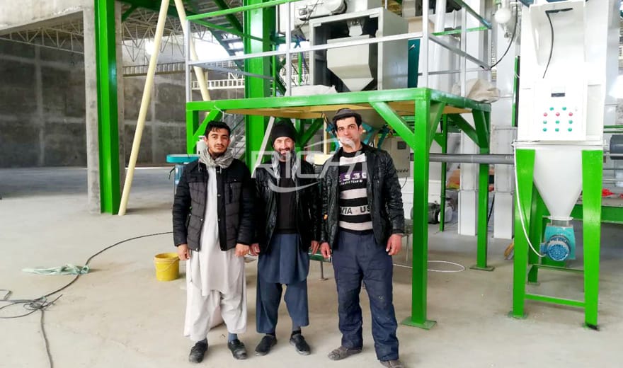 The 10-15T/H Poultry Feed Pellet Line In Afghanistan