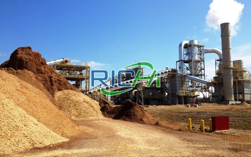 nouvelle conception entièrement ligne de production de granulés de bois de biomasse