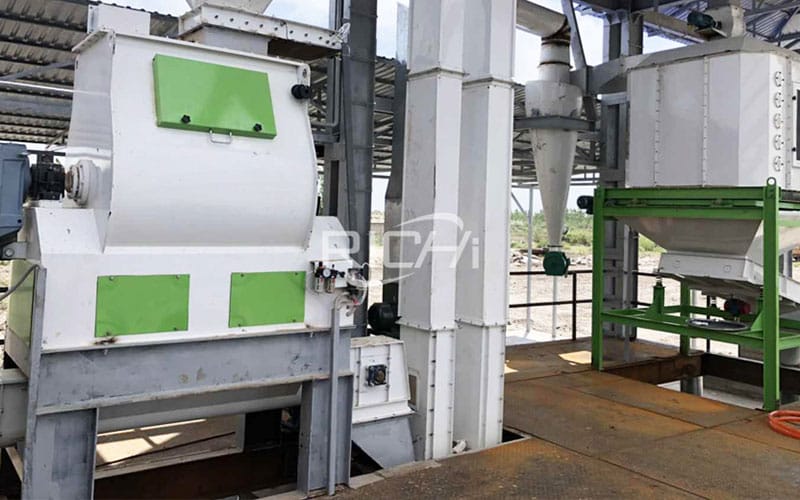 1-2T/H Small Capacity Broiler Chicken Feed Pellet Processing Line Project In Australia