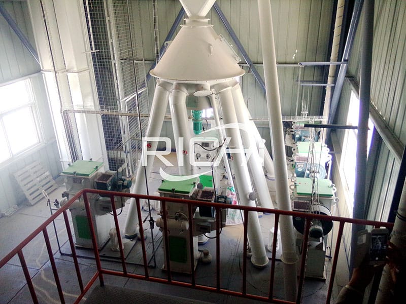 10 ton per hour poultry animal feed processing plant