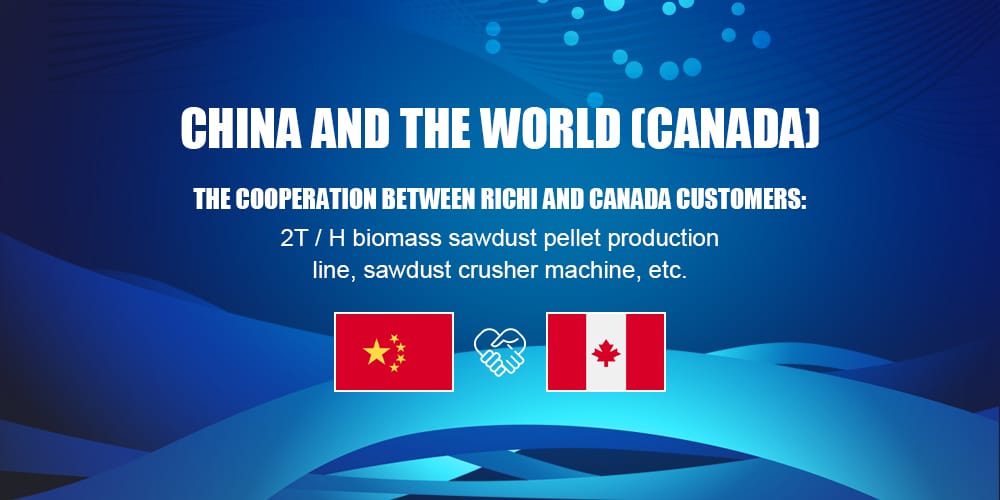 Canada factory supply 5 ton per hour customized biomass wood pellet line project