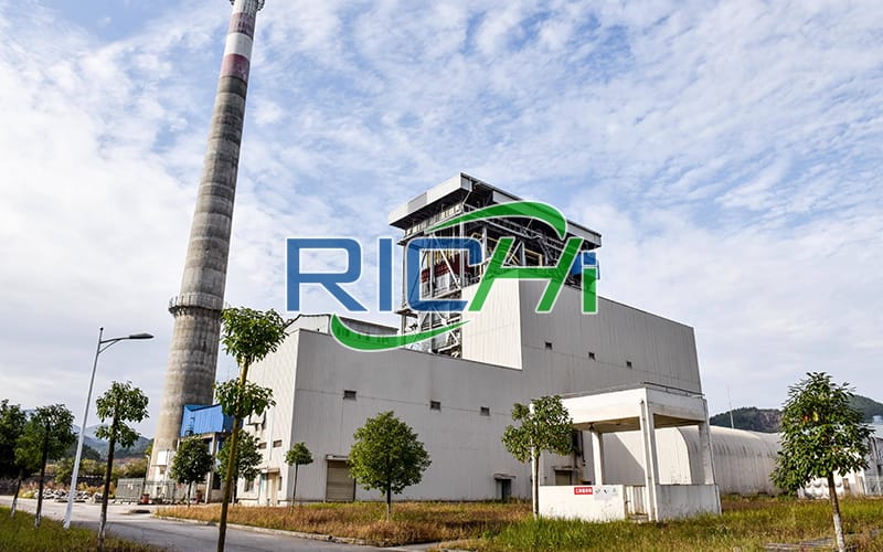 Индивидуальный автоматический завод по производству топливных пеллет из биомассы мощностью 10 тонн в час в США.