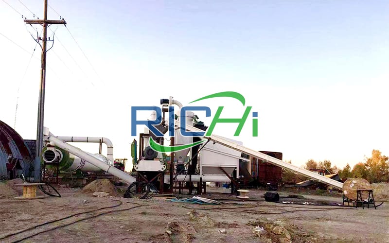 Business plan for high return 100 tons per day animal poultry livestock manure organic fertilizer pellets processing plant