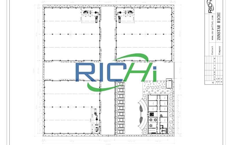 Business proposal for automatic running 6tph biomass wood staw powder pellet fuel making plant project