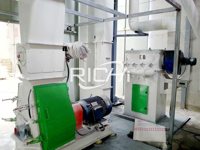 animal feed pellet plant ring die feed pellet production line