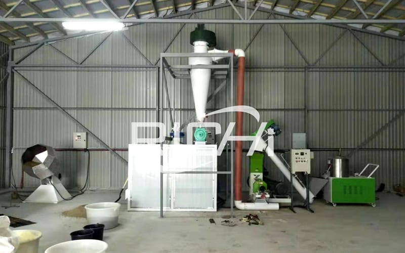 complete fish feed production line