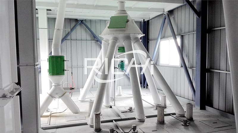 5tph automatic complete chicken poultry feed pellet line with reasonable price