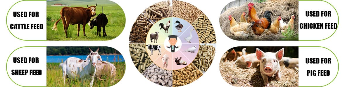 application of pellets produced on agricultural waste pellet line