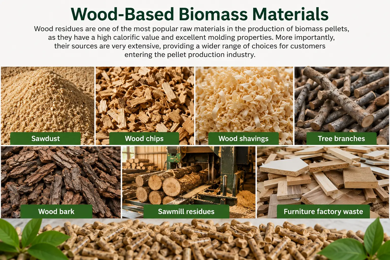 wooden raw materials
