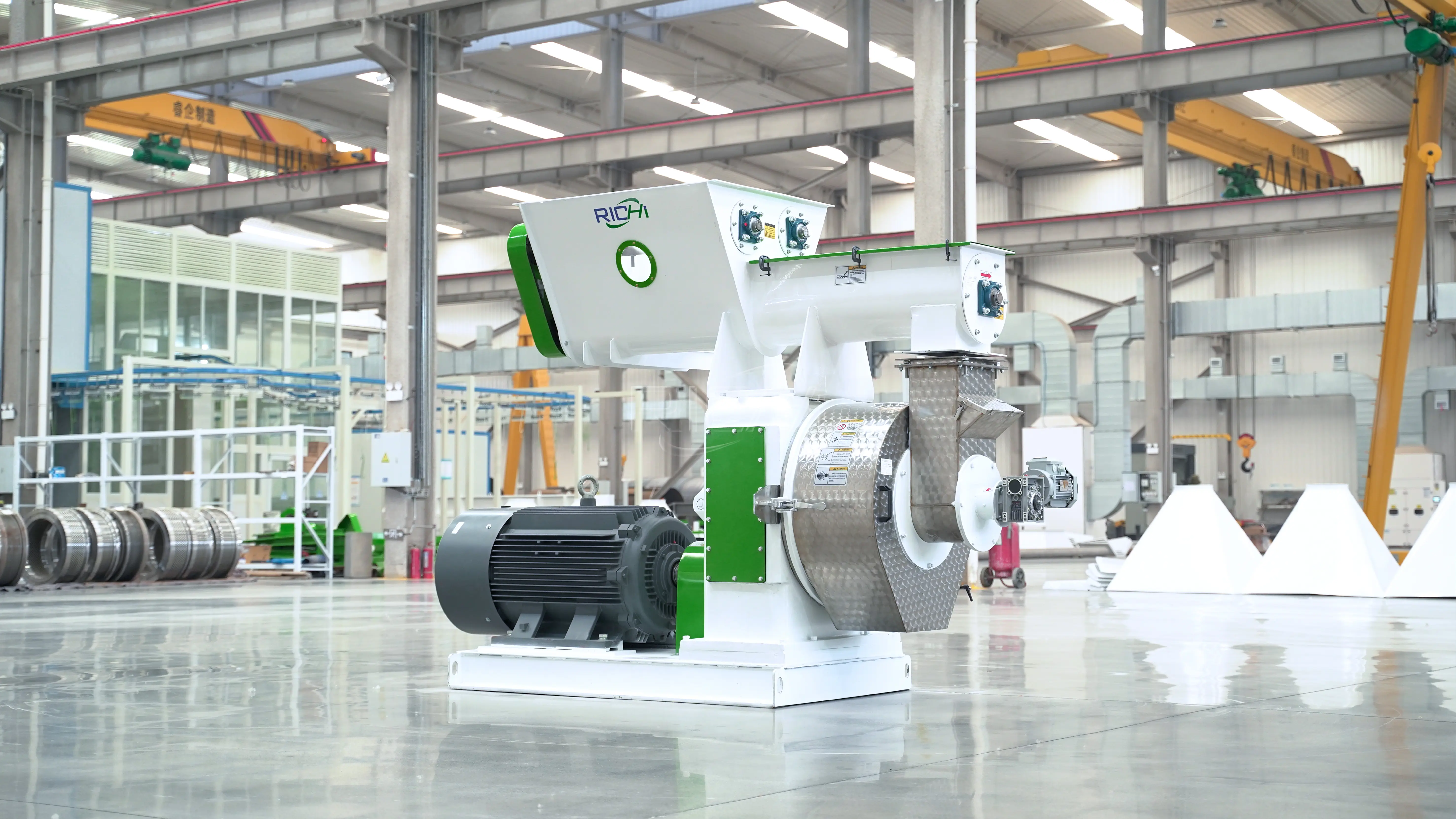 richi mzlh series ring-die pellet machine