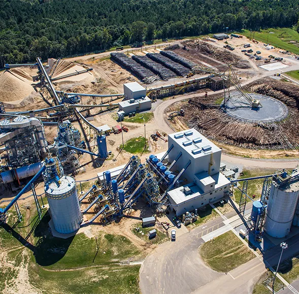 wood pellet production line