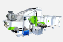 Machine de concassage de palettes en bois