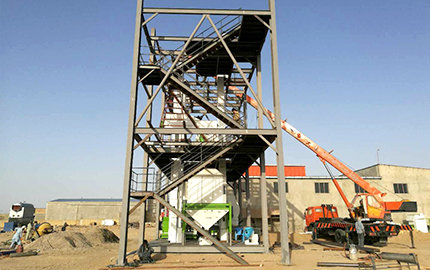 South Africa 10t/h complete cattle feed pellet plant