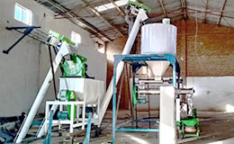 1T/H floating fish feed production lineand 1-2T/H cattle feed production line
