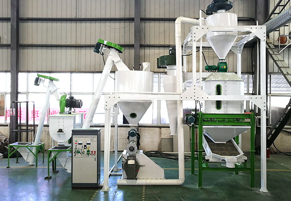 1T/H Floating Fish Feed Production Line and 1-2T/H Animal Feed Pellet Production Line In Uzbekistan