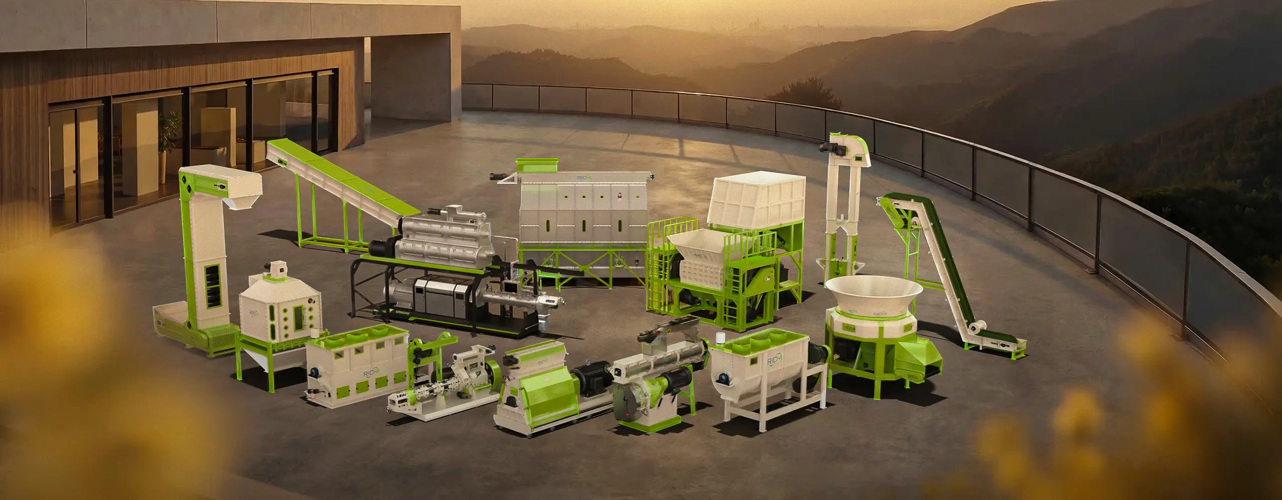 richi pellet machine manufacture