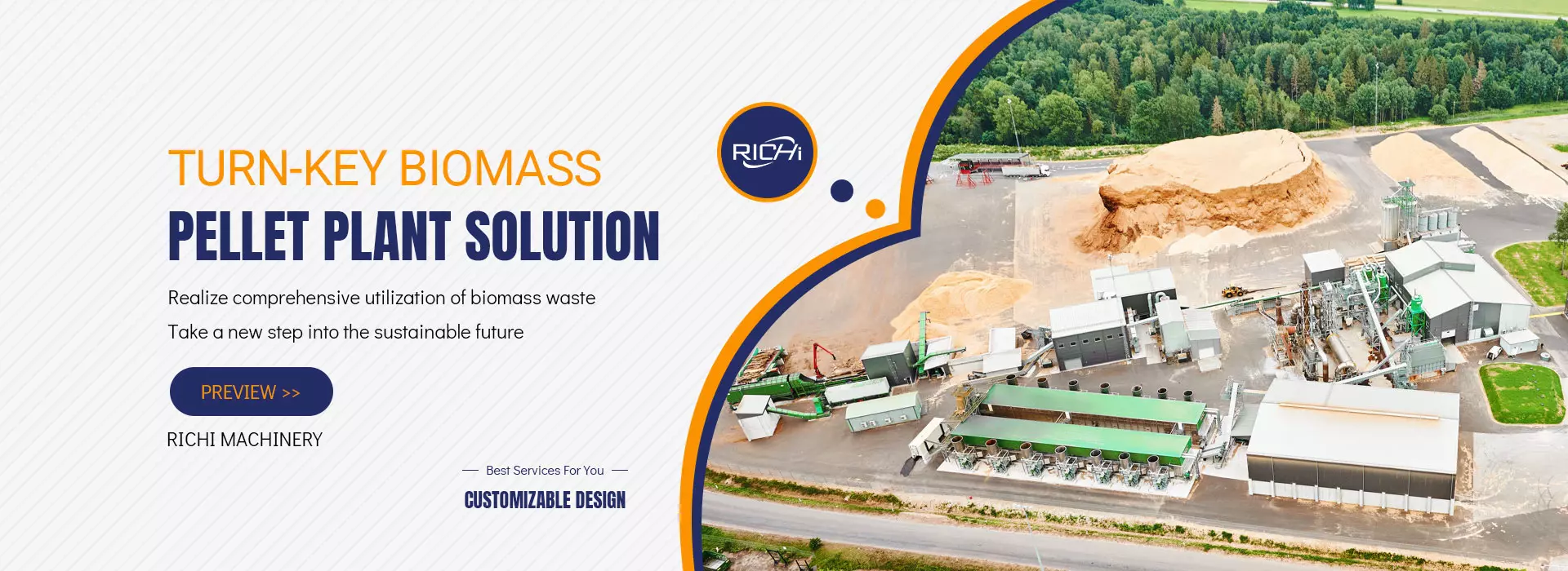 turnkey biomass pellet plant solution