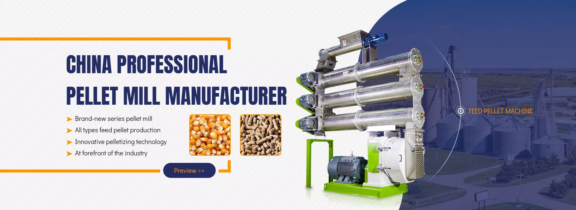 animal feed pellet machine