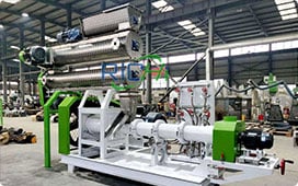 1.2-1.5T/H Extruded Fish Feed Making Machine