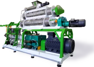 twin-screw fish feed extruder