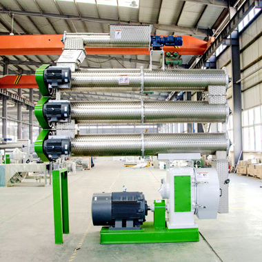 Machine de traitement de granulés d'alimentation
