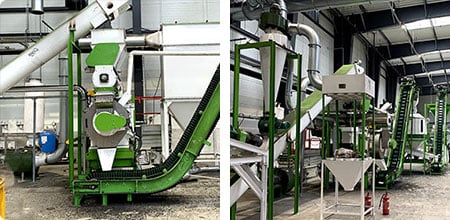 biomass pellet machine for waste tire fiber pellets