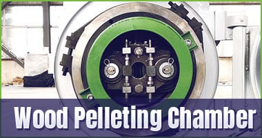 wood pelleting chamber